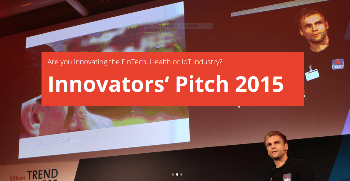Innovators‘ Pitch für FinTech, Health & IoT