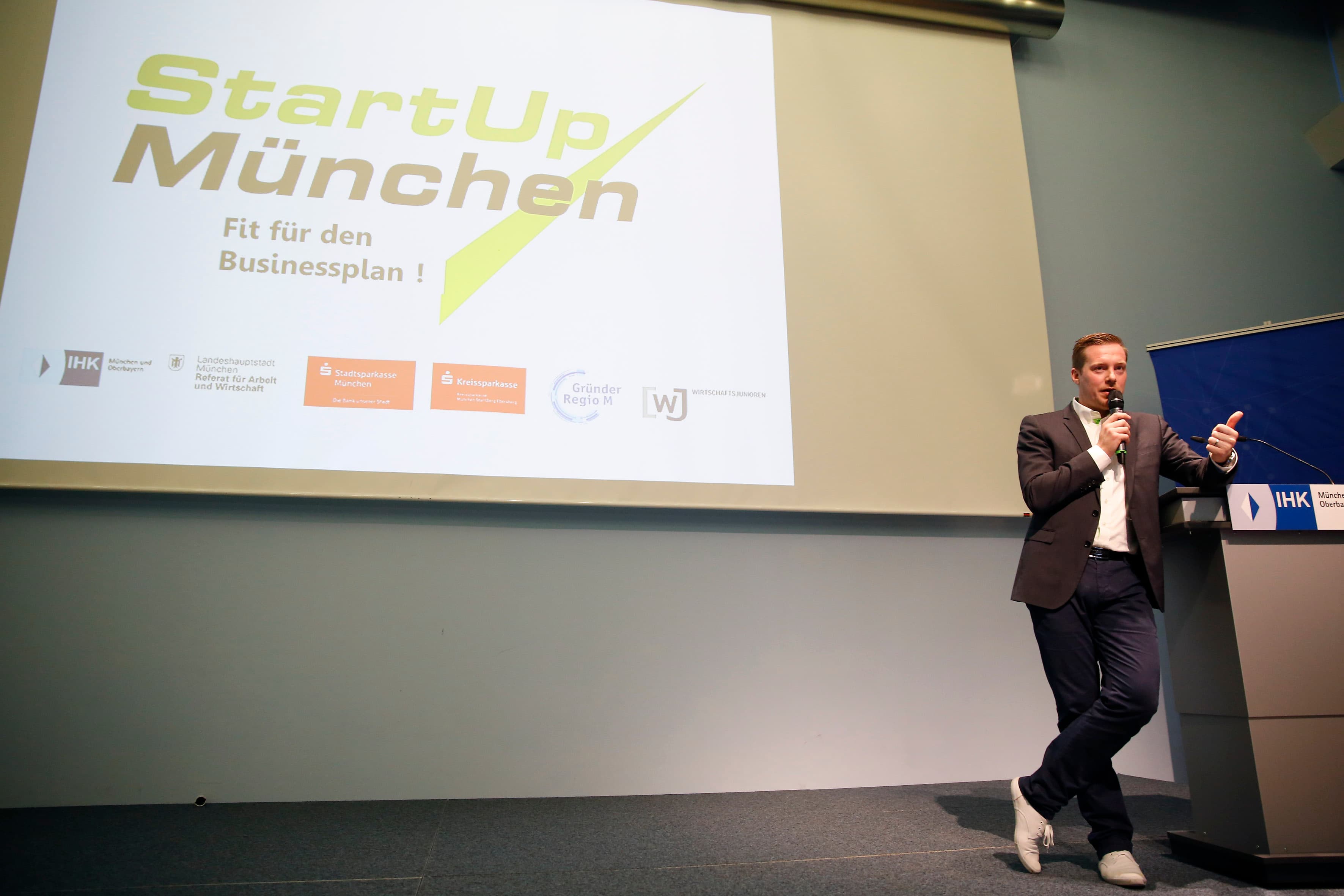 Gelungener Auftakt für die Veranstaltungsreihe „StartUp München“