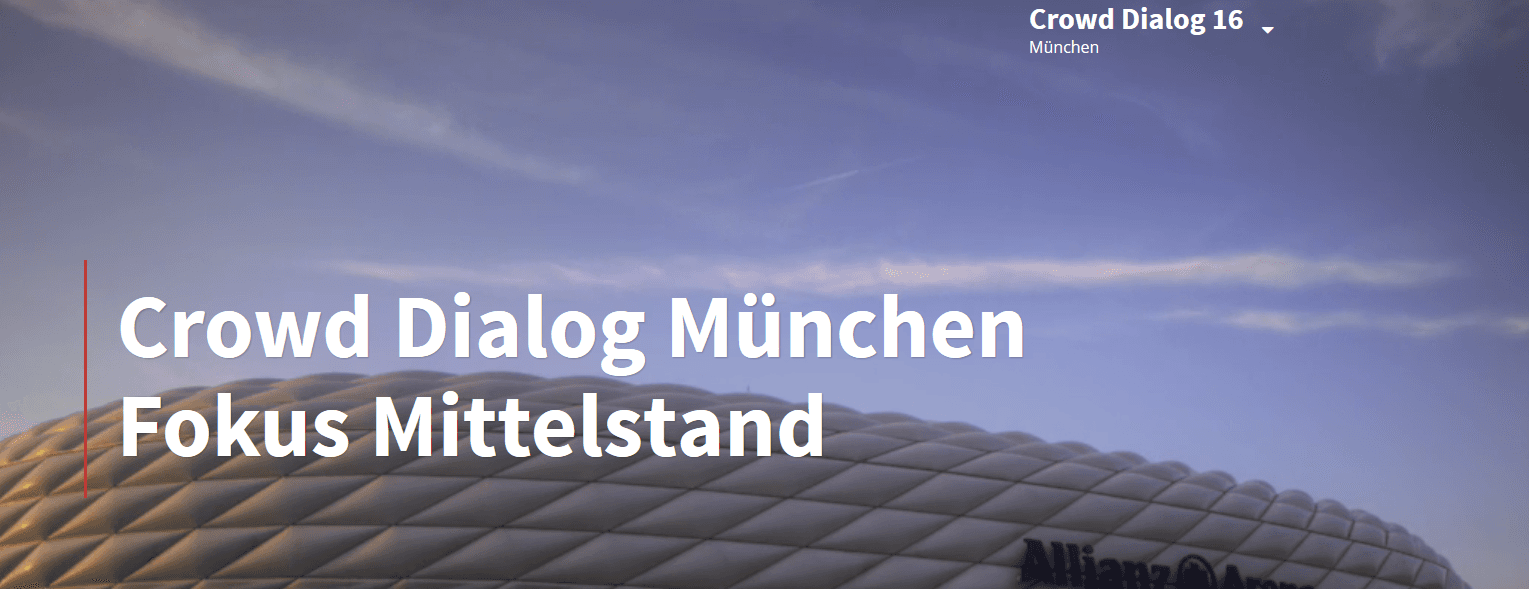 Der Crowd Dialog geht in die vierte Runde