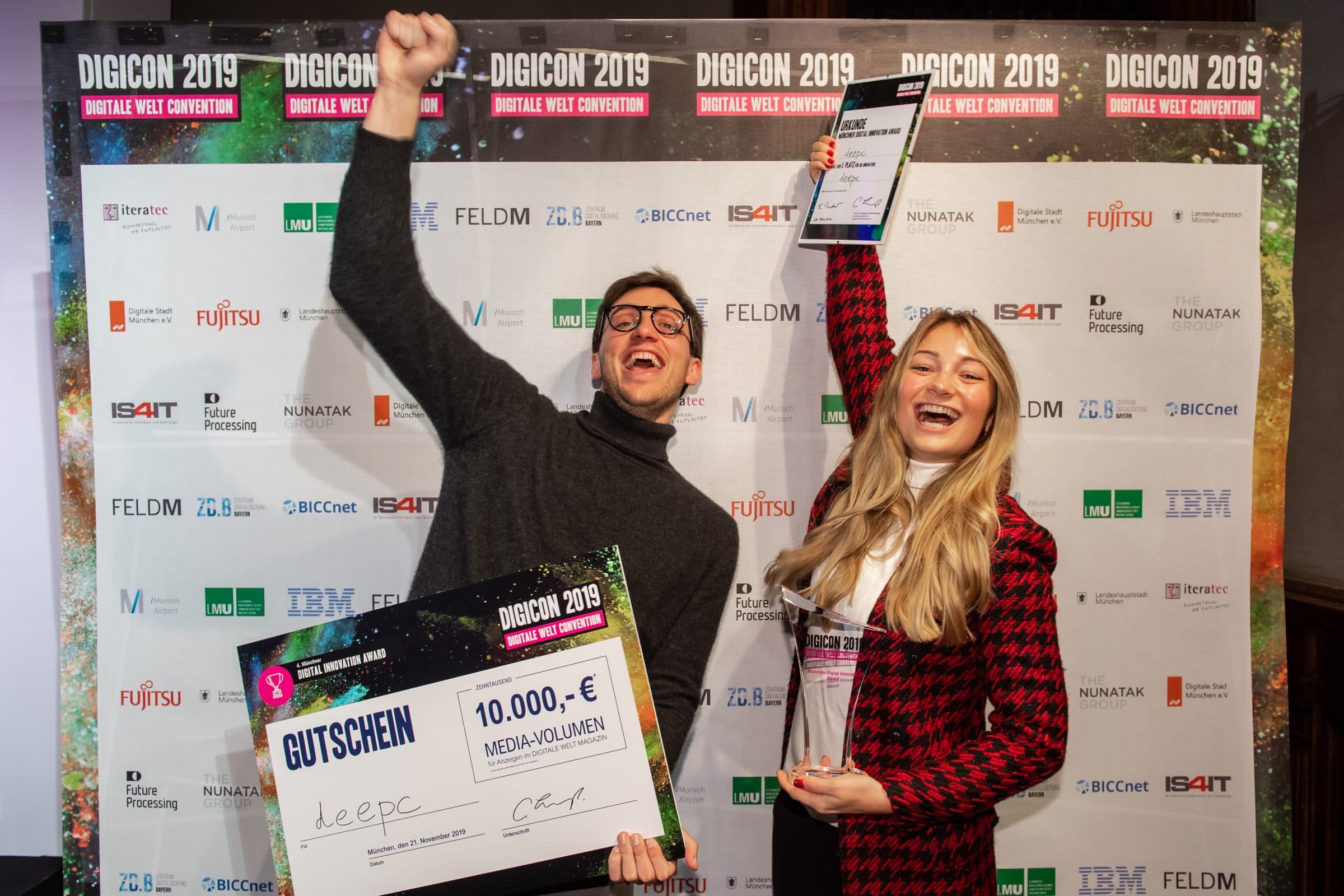 Deepc gewinnt Münchner Digital Innovation Award