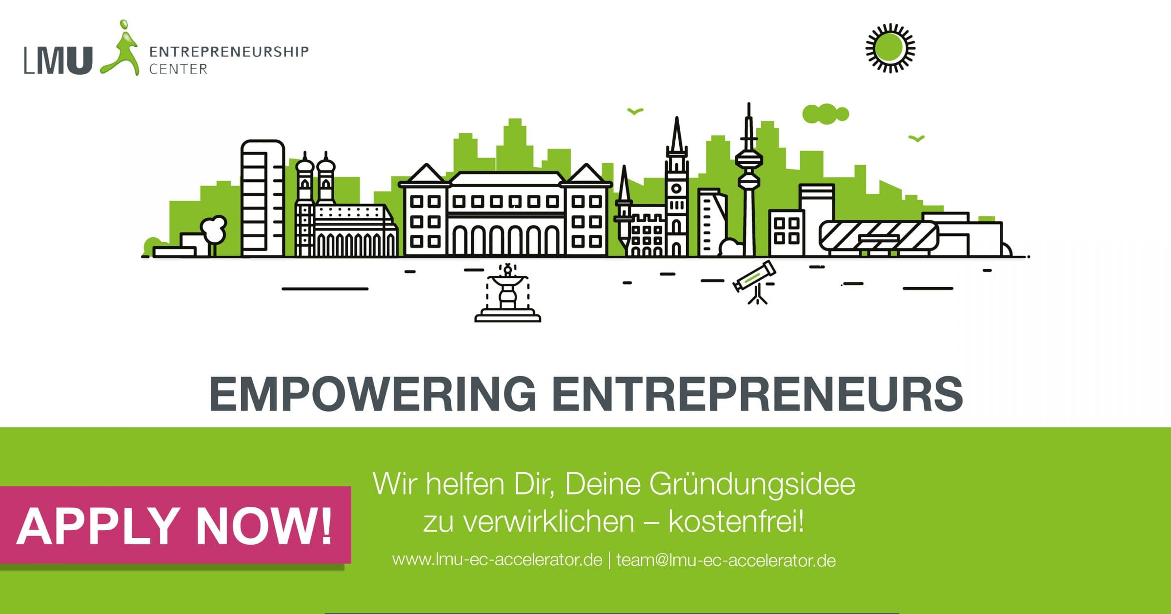 LMU EC Accelerator startet Bewerbungsrunde