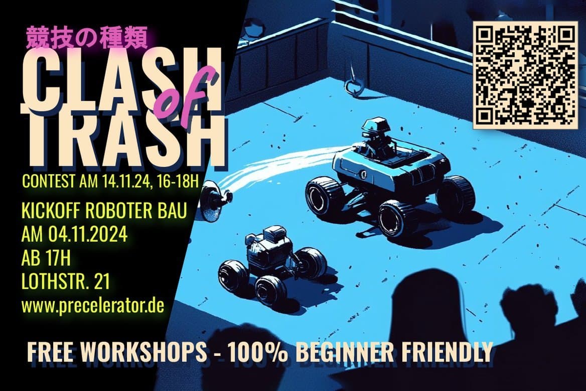 ClashOfTrash robot contest at SCE Precelerator