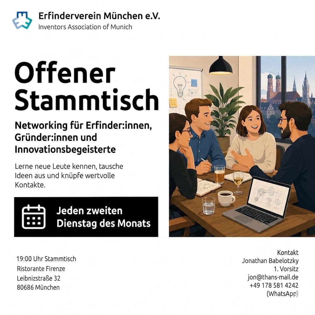 Monthly Meetup: Erfinder Verein / Inventors Association