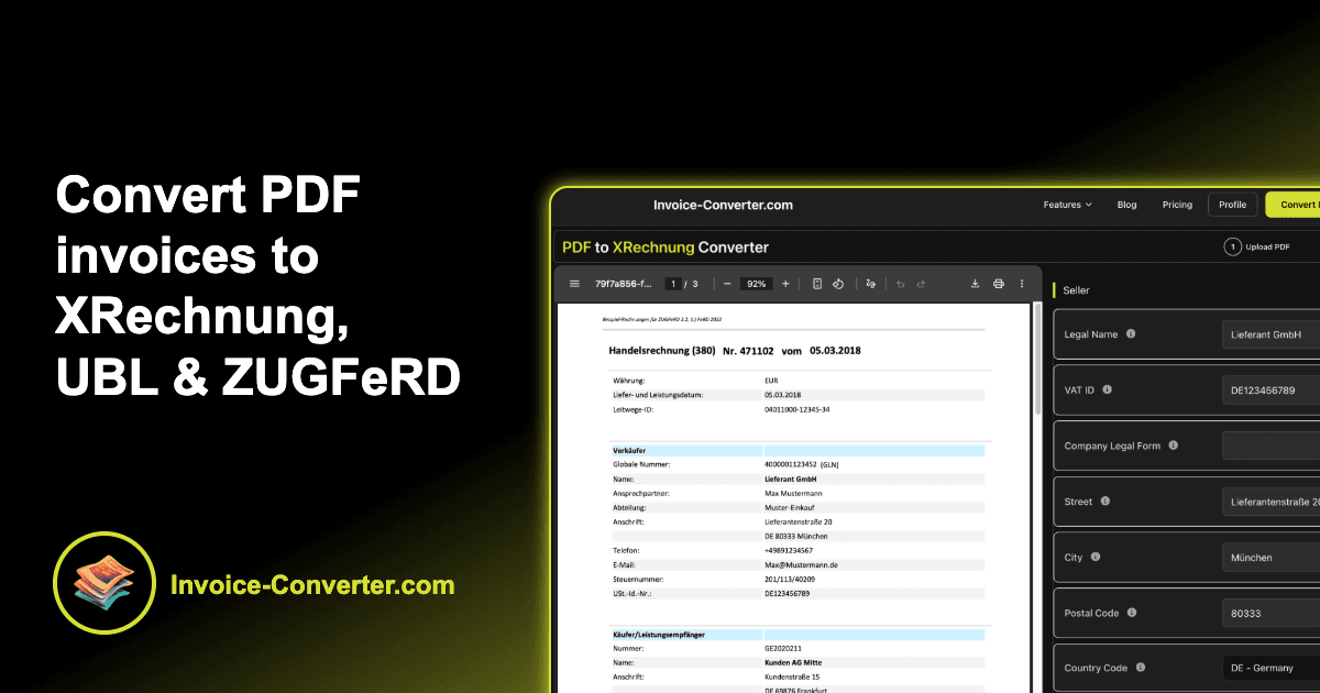 Invoice Converter