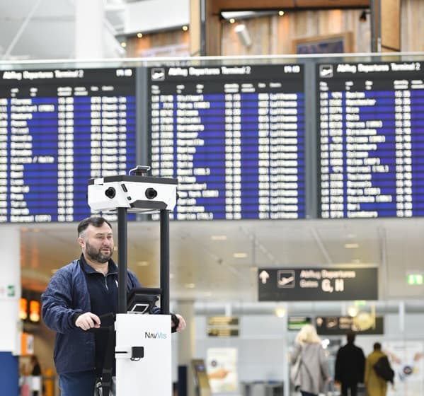 Flughafen München setzt auf NavVis
