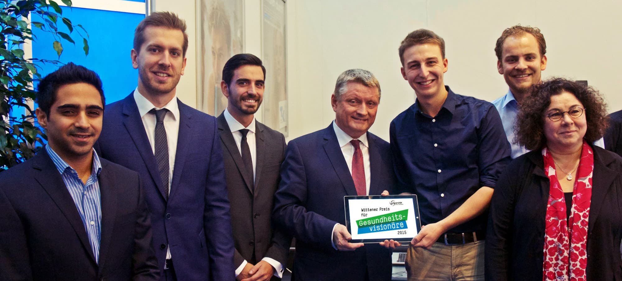 Wittener Preis für Gesundheitsvisionäre 2015 geht an Münchner Startup Glasschair