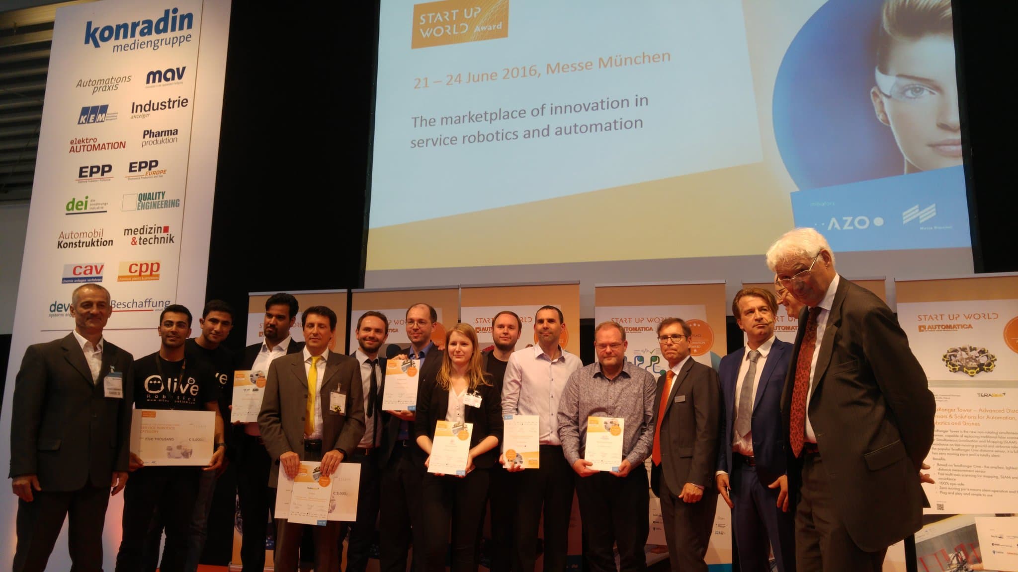 Startups aus Automation und Robotik auf der Automatica prämiert