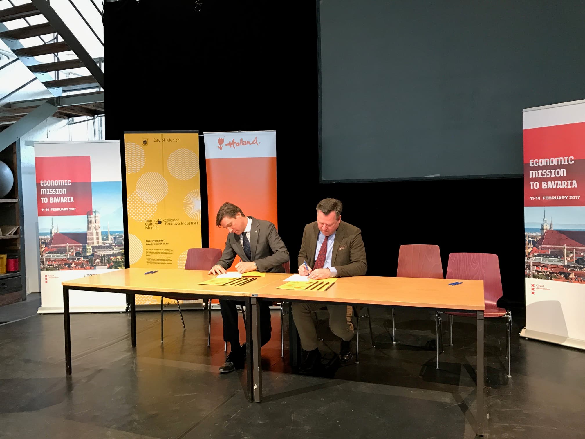 Creative Embassy – Amsterdam und München unterzeichnen Kooperation