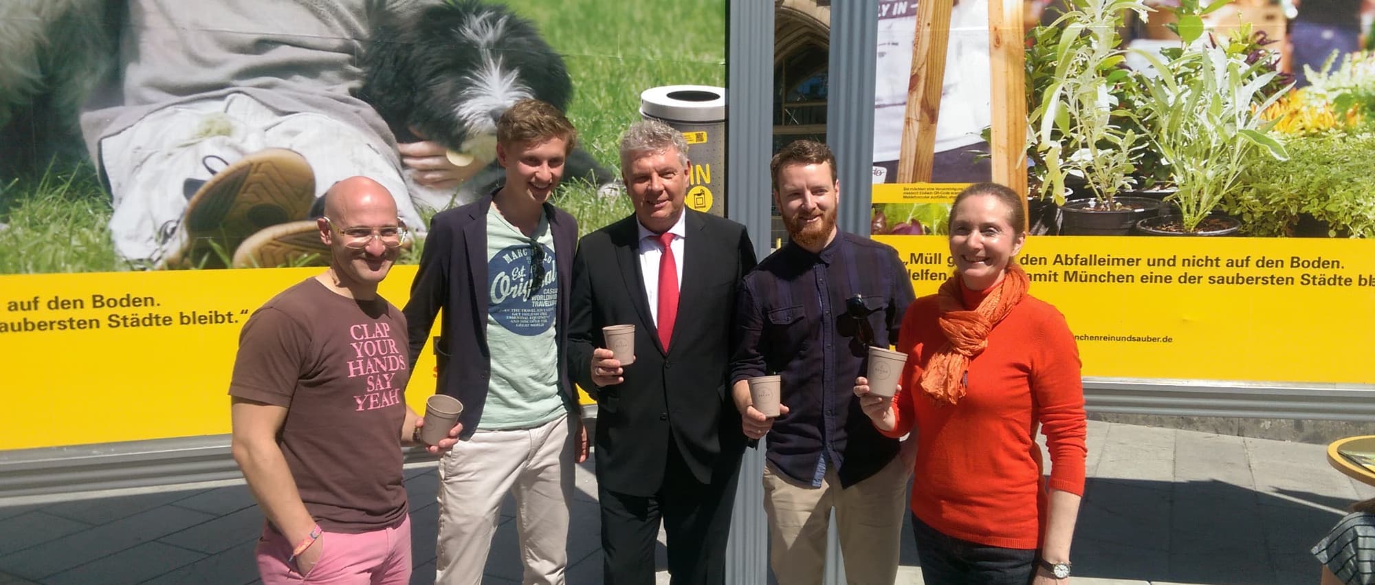Mehrweg-Becher to go: Recup startet in München