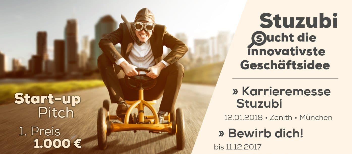 Stuzubi Startup-Pitch: Noch bis zum 11. Dezember bewerben!