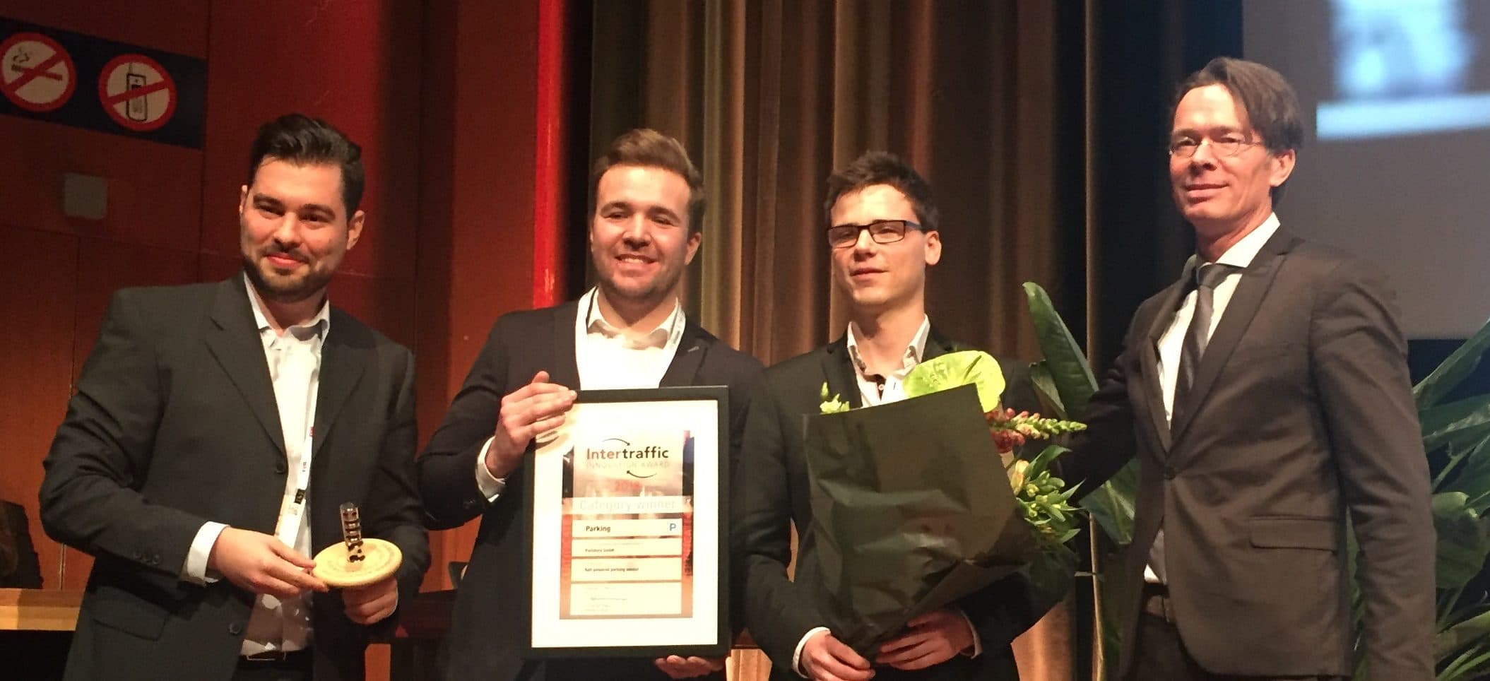 ParkHere mit Intertraffic Innovation Award 2018 ausgezeichnet