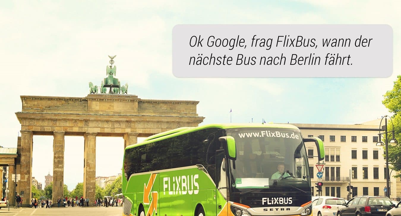 FlixBus bei Google Assistant integriert