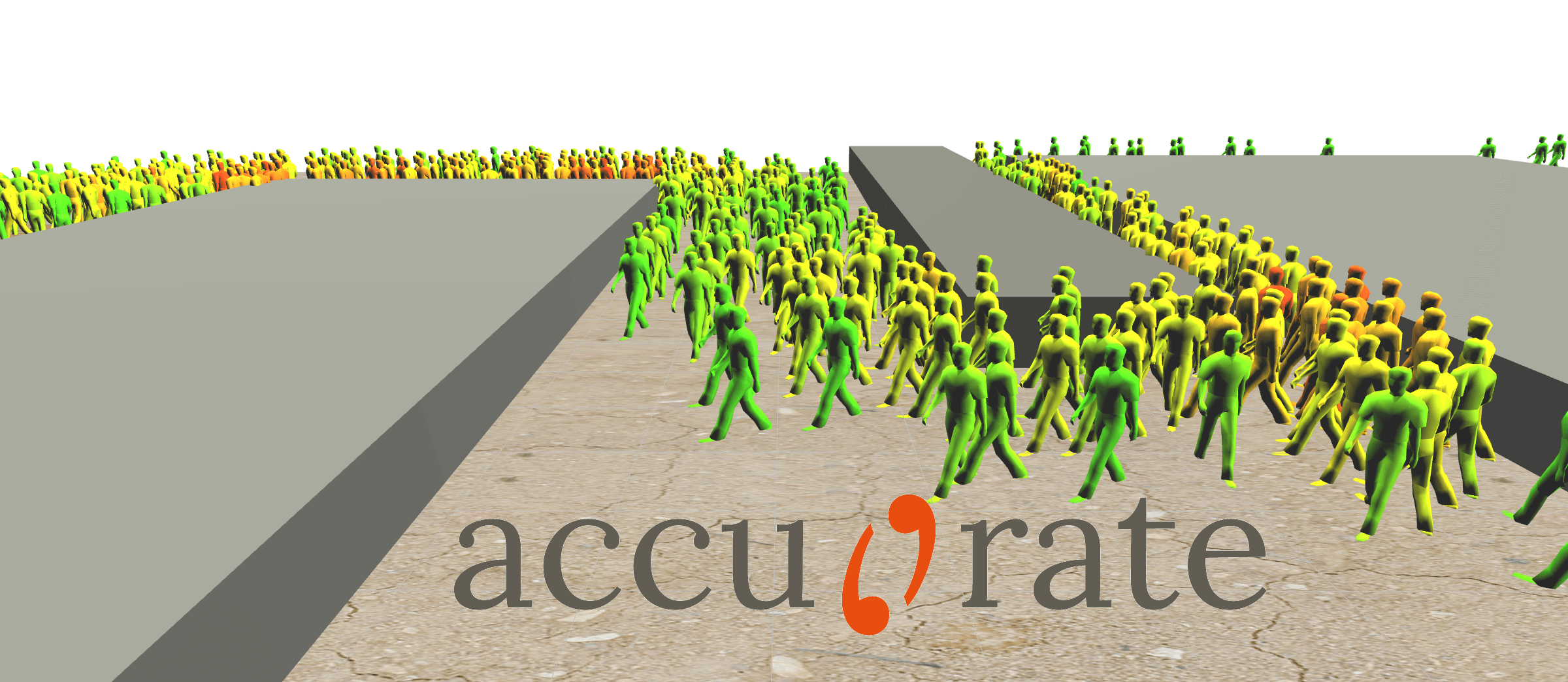 Simulierte Personenströme – 7 Fragen an… accu:rate!