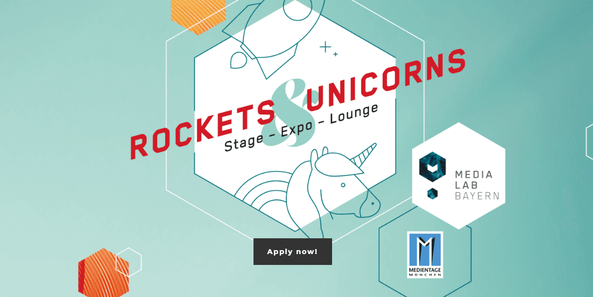 Rockets & Unicorns: Medien-Startups können sich auf Medientagen präsentieren