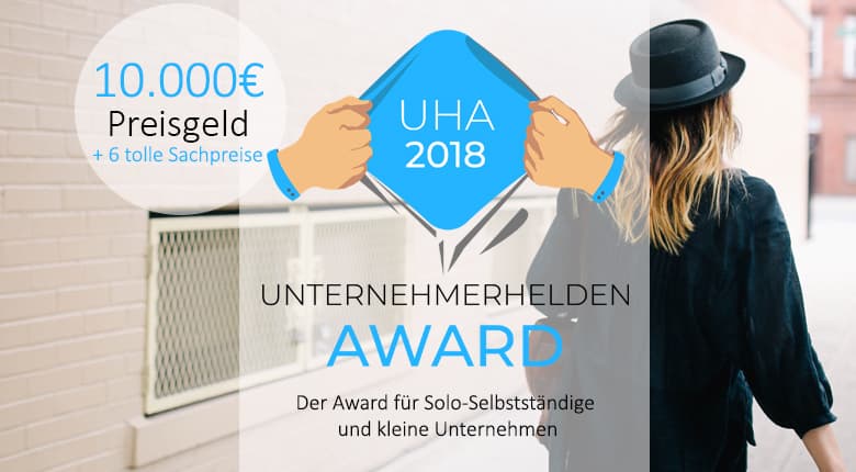 Unternehmerhelden Award wird zum zweiten Mal vergeben