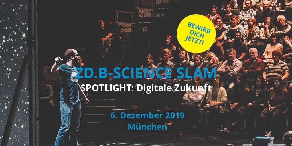 ZD.B-Science Slam 2019: Jetzt bewerben