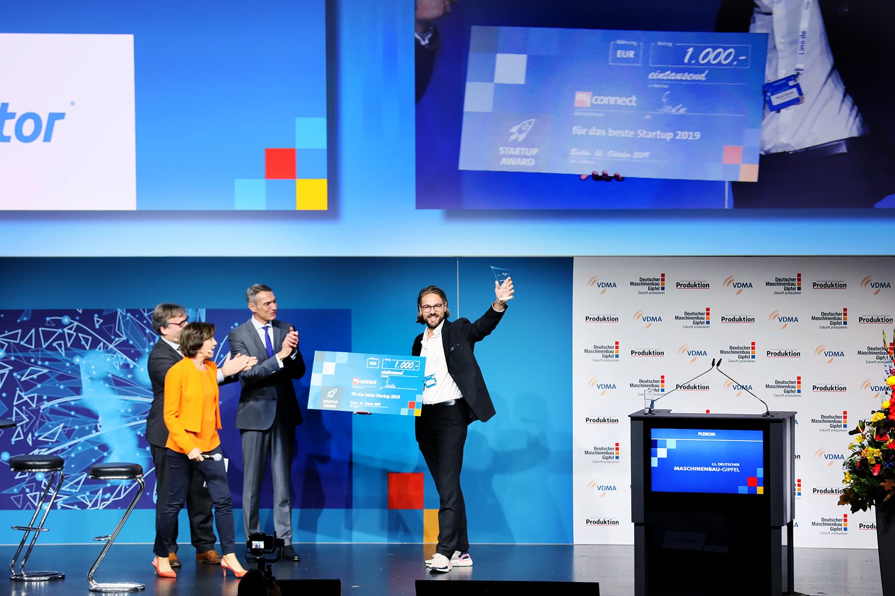 Gerotor gewinnt ‚Startup Award Maschinenbaugipfel 2019‘