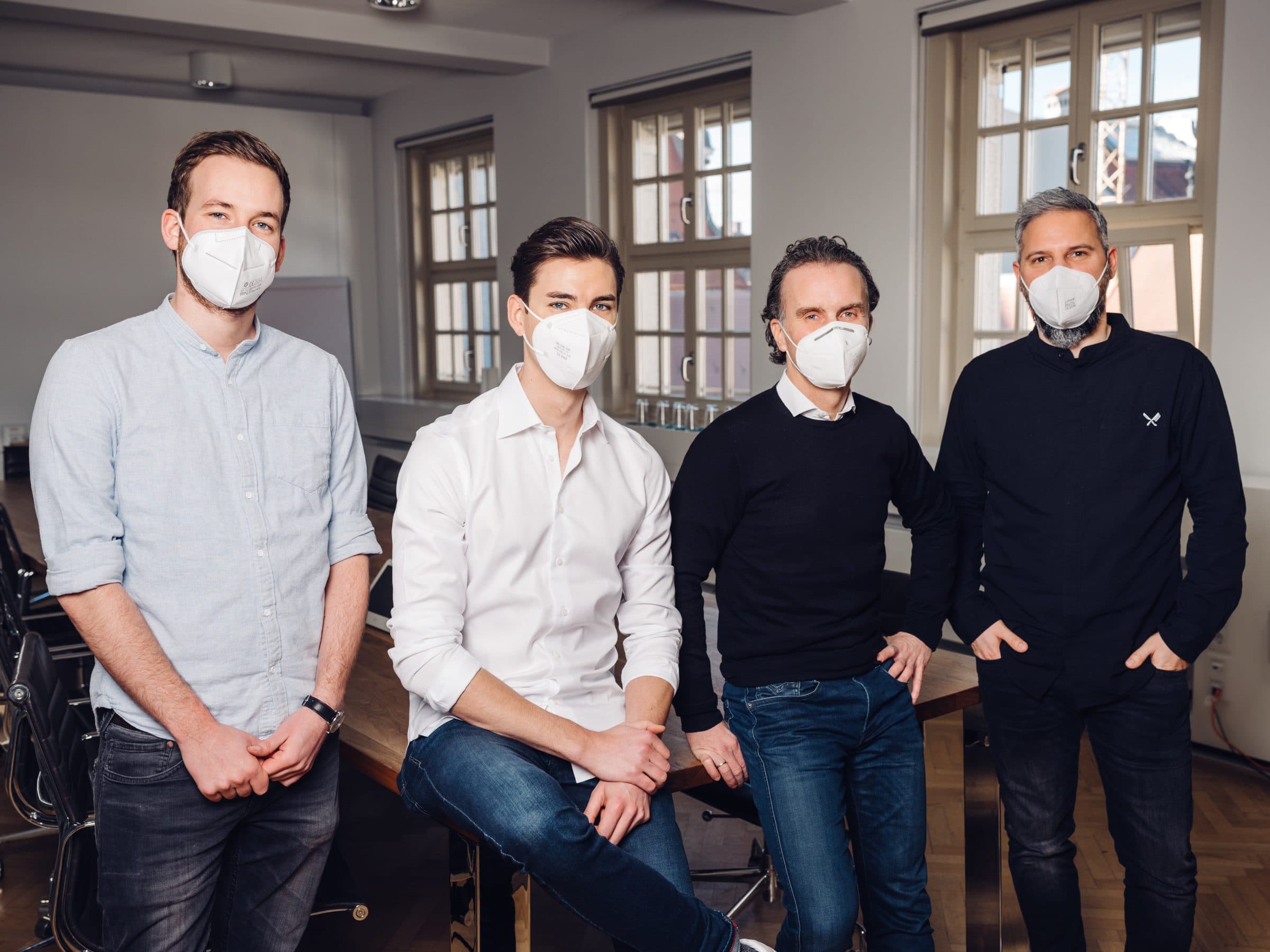 B2B-Startup Werbezeichen findet Investor