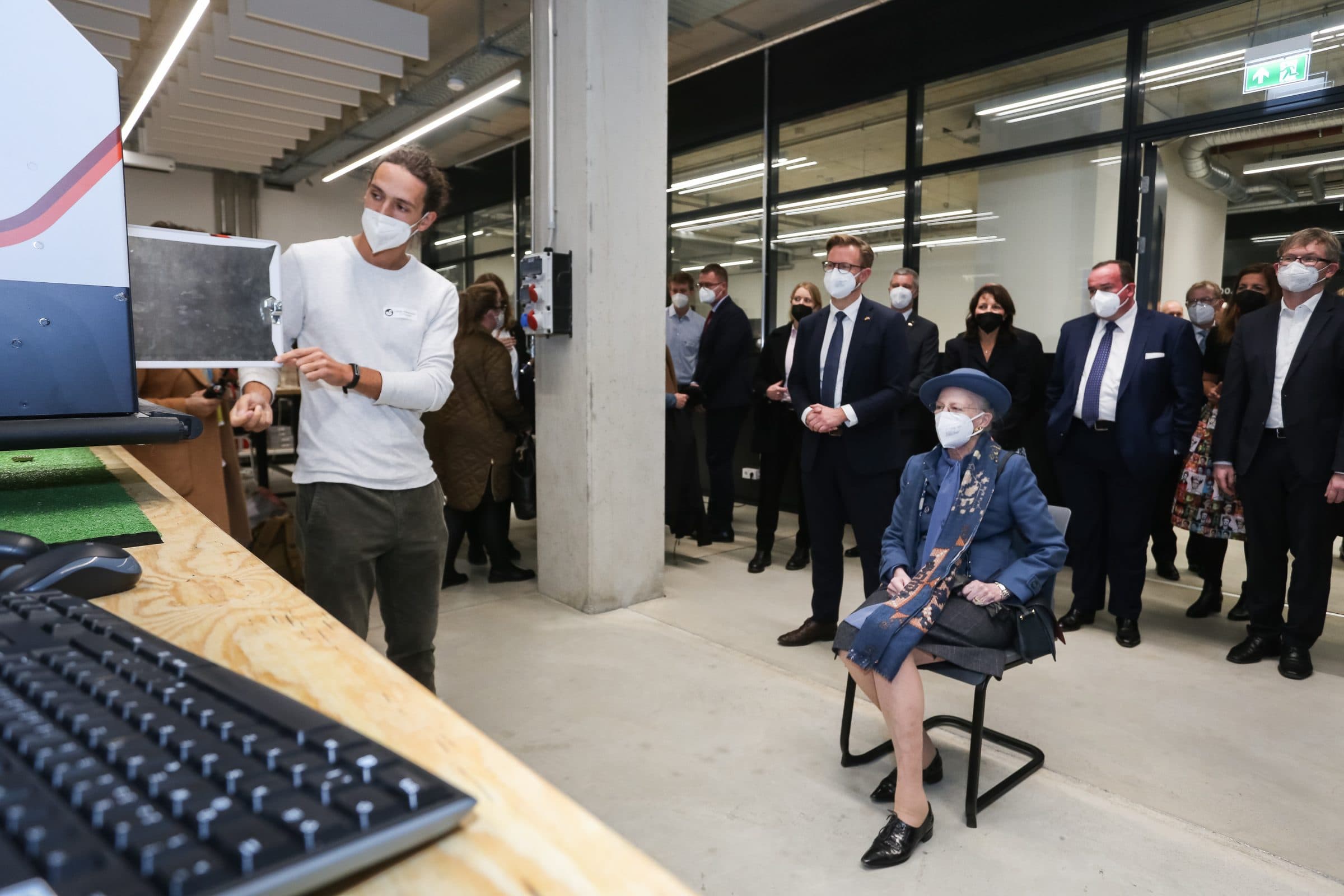 Margrethe II. besucht das Munich Urban Colab