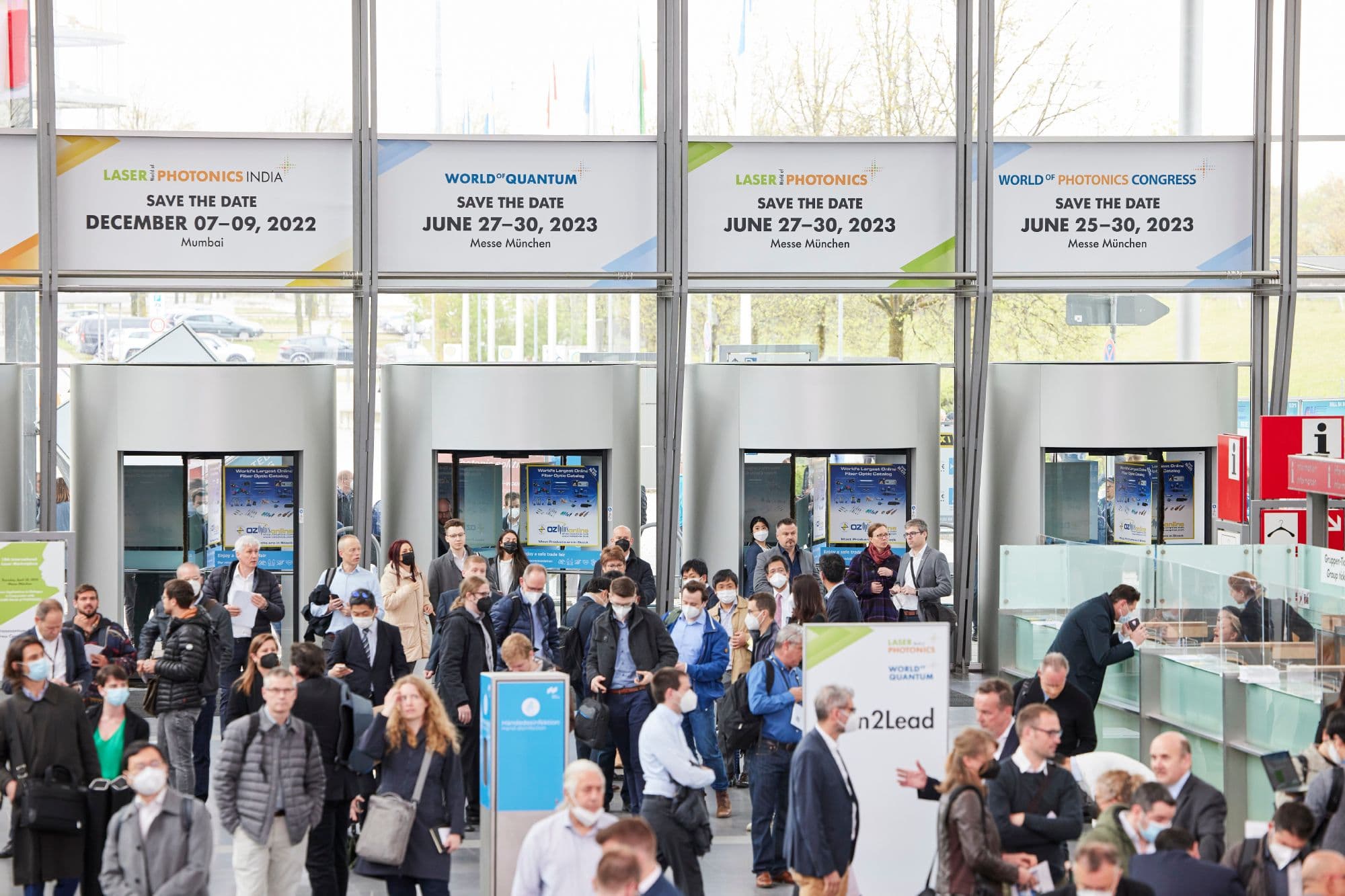 Pitcht auf der Laser World of Photonics Messe