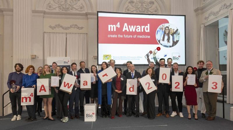 BioM zeichnet vier Münchner Startups mit M4 Award aus