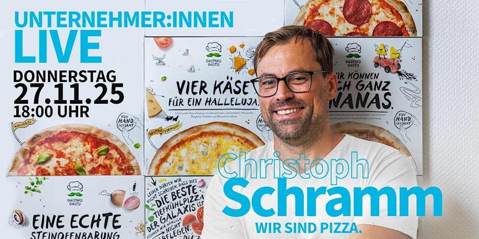 Unternehmer:innen live: Christoph Schramm