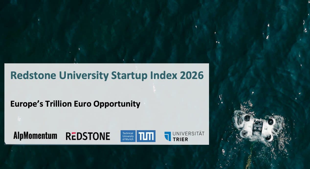 Deutschland nur Mittelmaß: „Redstone University Startup Index 2026“ zeigt Europas ungenutztes Startup-Potenzial