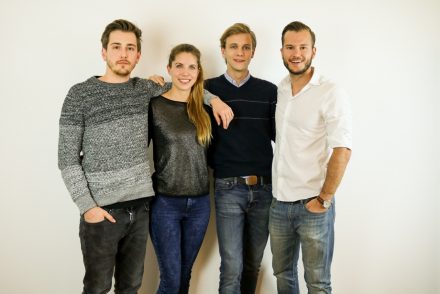Das Ainoha-Team: Simon Förstemann, Monica Wimmer, Christoph Johanngieseker und Johannes Schmid (v.l.), © Ainoha
