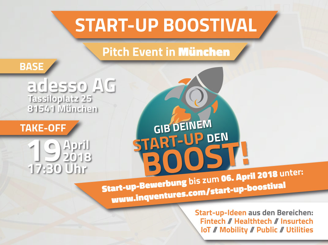 2. Start-up BOOSTIVAL Pitch Event // München