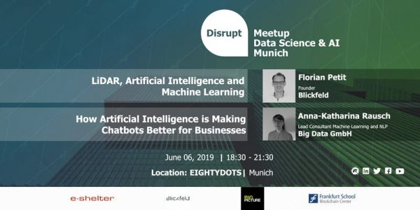 Disrupt Meetup: Artificial Intelligence - From Autonomous Driving to Chatbots