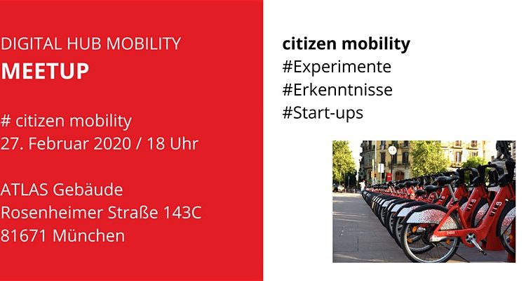 Digital Hub Mobility Meetup citizen mobility