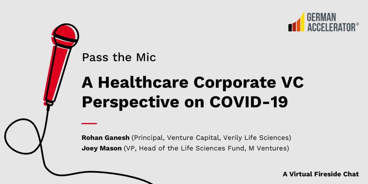 A Healthcare Corporate VC Perspective on COVID-19