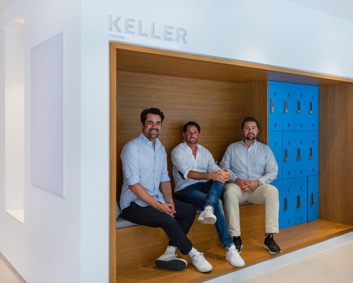 Die drei Geschäftsführer der Keller Group: Moritz Keller, Marcus Trute und Jakob Keller (v.l.)