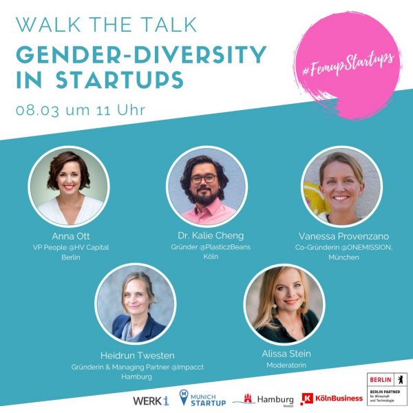 Walk the Talk - Gender Diversity in Startups