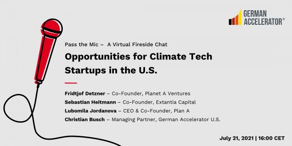 Pass the Mic - Opportunities for Climate Tech Startups in the U.S.