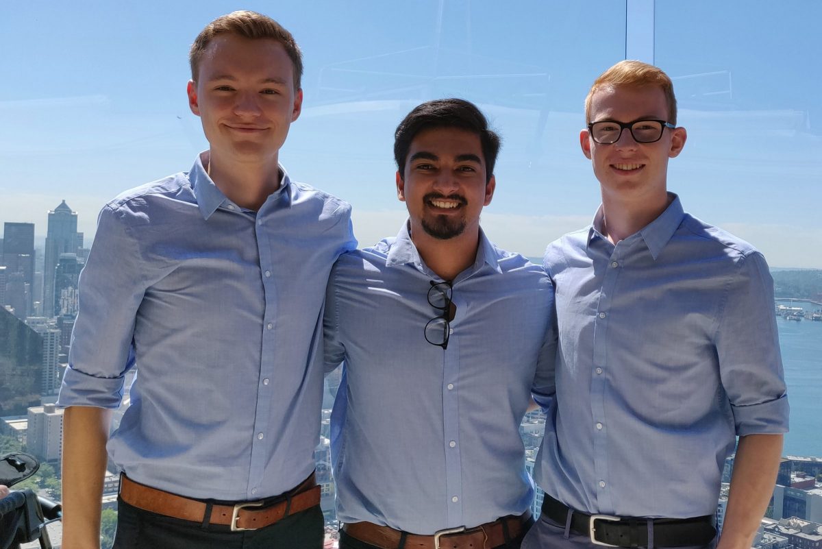 Die Convaise-Gründer Jakob von der Haar (CPO), Tushaar Bhatt (CEO) und Stefan Zitzlsperger (CTO) (v.l.)