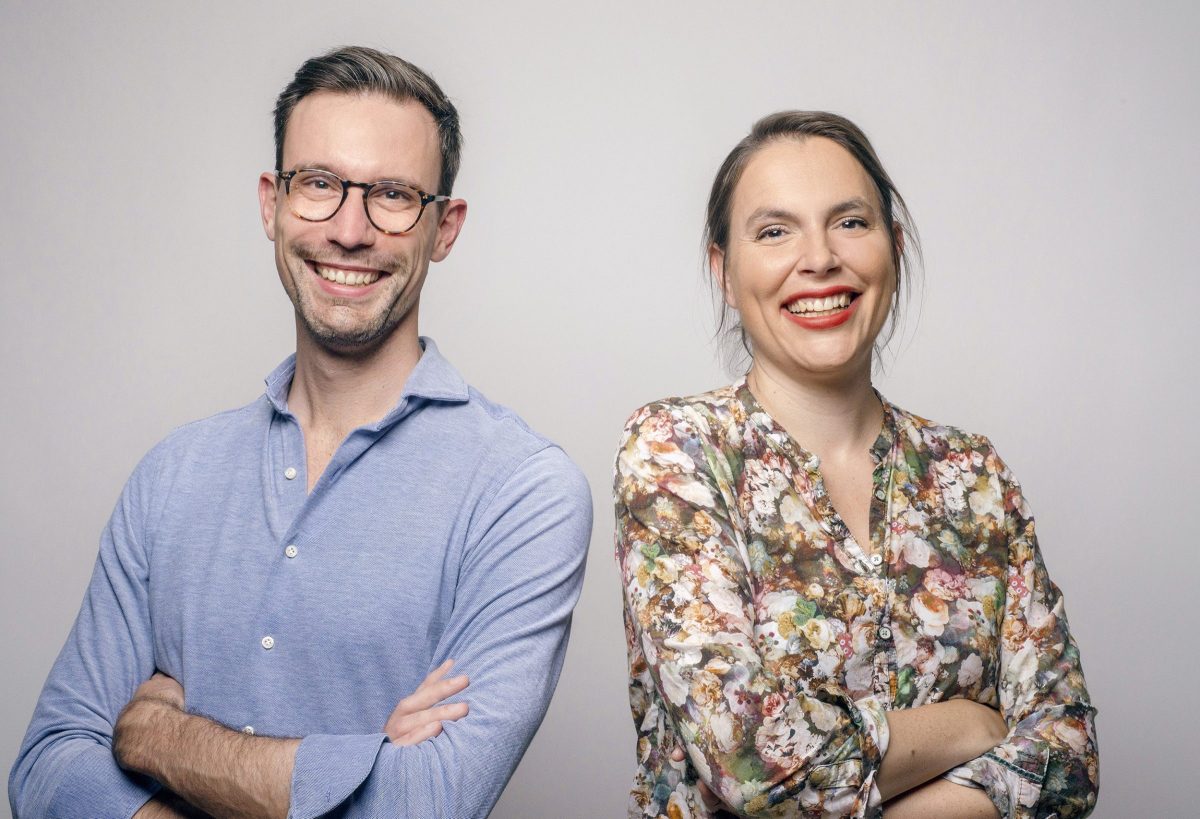 Die Lesido-Gründer Janina Jauch und Peter Frank