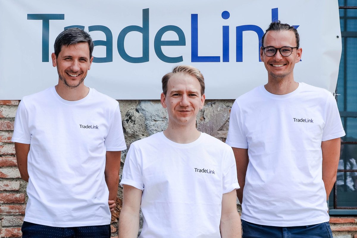 Die Tradelink-Gründer Michael Bücker, Frederic Krahforst und Tobias Nendel (v.l.)