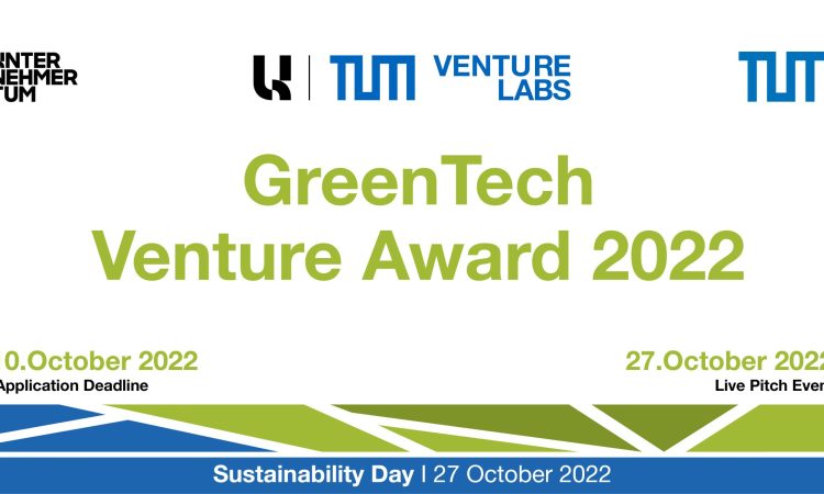 Greentech Venture Award @TUM Sustainability Day