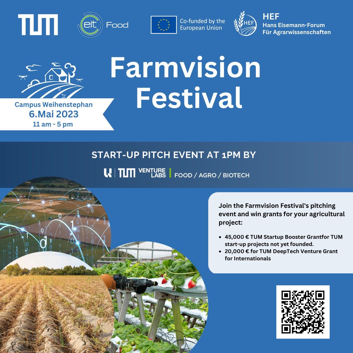 Farmvision Festival - Agri Pitchevent by TUM Venture Labs
