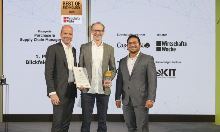 Blickfeld Preisverleihung Best of Technology Award 2023